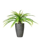 Decorative Forest Fem in ceramique vase - Grey 100cm