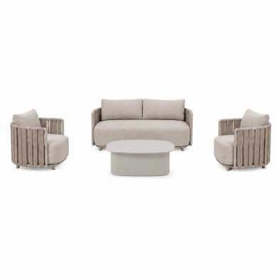 Lounge set 4 pcs PENNY outdoor - Light beige