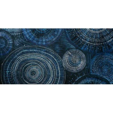 Painting - Blue Colors 60x120cm