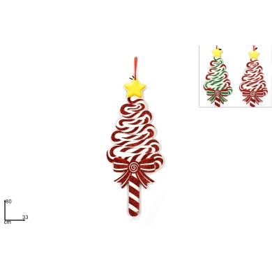 Ornamnet Tree Candy - Red/Green 80cm (2designs) Ornamnet Tree Candy - Red/Green 80cm (2designs)