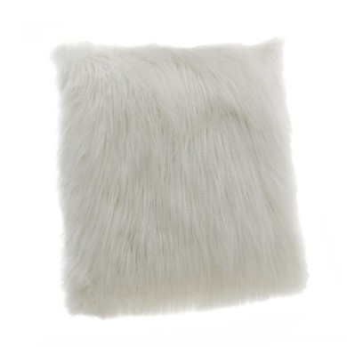 Cushion - Faux - White 60x60cm Cushion - Faux - White 60x60cm