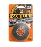 Gorilla Mounting Tape - Heavy Duty - Double Sided - Black - 1.5m Gorilla Mounting Tape - Heavy Duty - Double Sided - Black - 1.5m