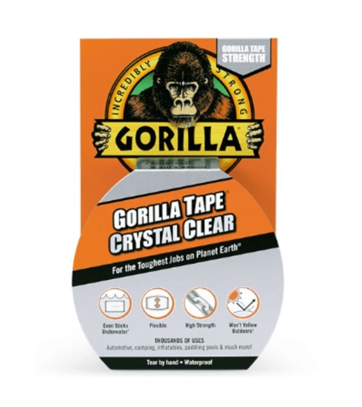 Gorilla Tape - Crystal repair Clear - 10m Gorilla Tape - Crystal repair Clear - 10m