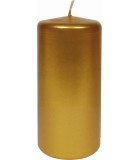 Κερί σωλήνα άοσμο - Μεταλλικό Χρυσό 130x60mm Κερί σωλήνα άοσμο - Μεταλλικό Χρυσό 130x60mm