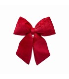 Decorative Bow - Velvet - Burgundy - 60xH63cm