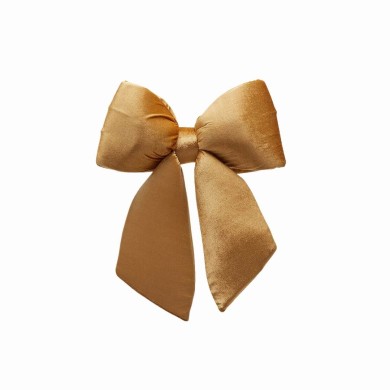 Decorative Bow - Velvet Gold - 40xH43cm