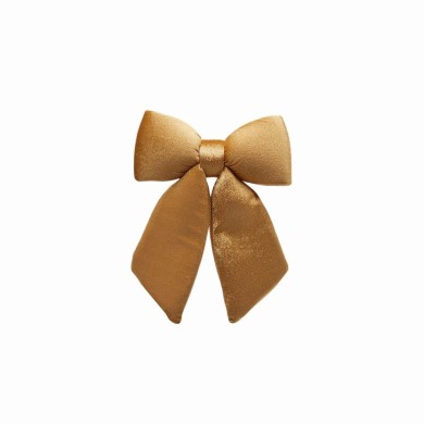 Decorative Bow - Velvet Gold - 21xH25cm