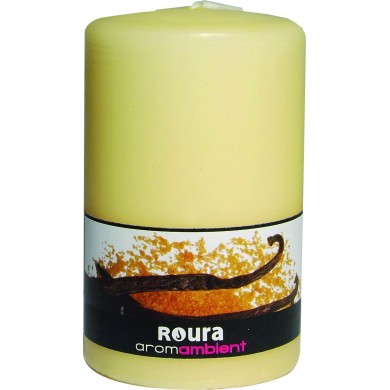 Scented Candle Pillar Vanilla - Beige 100x60mm