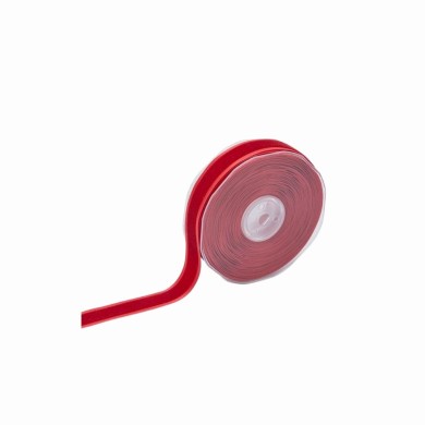 Decorative Garland - Double Finish - Red - 23mm 10mt