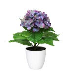 Decorative Hydrangea in pot - Purple 40cm