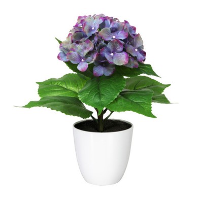 Decorative Hydrangea in pot - Purple 40cm