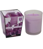 Scented Candle with Frosted Glass Lavender - Purple 85x70mm