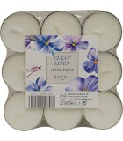 Tealights Set Clean Linen - White 18pcs