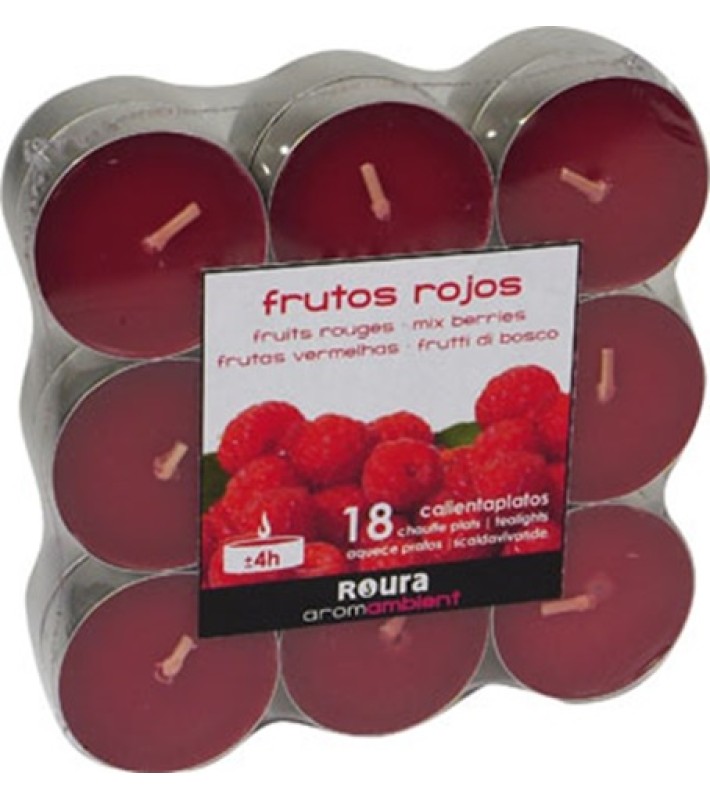 Tealights Set Mix Berries - Red 18pcs Tealights Set Mix Berries - Red 18pcs