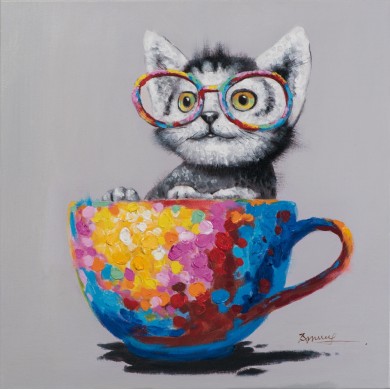 Painting - Blue 60x60cm
