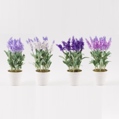 Decorative Mini Pots -Lavender - Purple