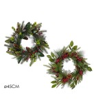 Christmas Garland with Berries (2 Sssorted) - 45cm Christmas Garland with Berries (2 Sssorted) - 45cm