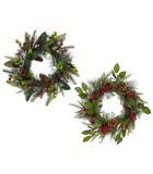 Christmas Garland with Berries (2 Sssorted) - 45cm Christmas Garland with Berries (2 Sssorted) - 45cm