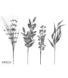 Decorative Branch with Sequins - Silver 90cm (4 designs)