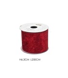 Decorative Velvet Ribbon - Red - 6.3x250cm Decorative Velvet Ribbon - Red - 6.3x250cm
