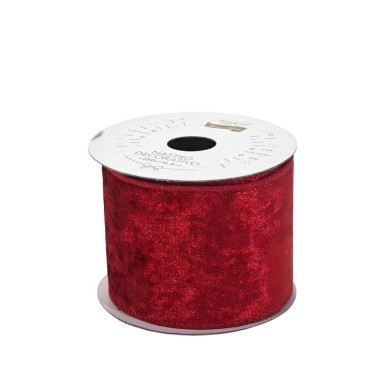 Decorative Velvet Ribbon - Red - 6.3x250cm Decorative Velvet Ribbon - Red - 6.3x250cm