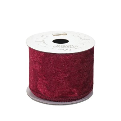 Decorative Velvet Ribbon - Red - 6.3x250cm Decorative Velvet Ribbon - Red - 6.3x250cm