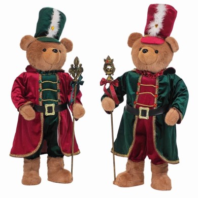 Decorative Soldier Bear - 100cm - 2 Designs Decorative Soldier Bear - 100cm - 2 Designs