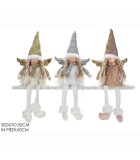 Christmas Seated Angel with Sequins - 32cm Christmas Seated Angel with Sequins - 32cm