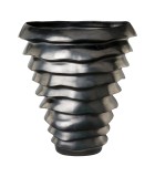 Vase Wavo Ceramique - Anthracite 52x45x27cm