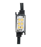 LED Lights String - Warm White - Flash Strobe Garland 10Lamps IP67