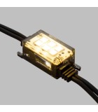 LED Lights String - Warm White - Flash Strobe Garland 10Lamps IP67