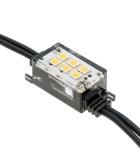 LED Lights String - Warm White - Flash Strobe Garland 10Lamps IP67