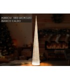 Pre-lit 3D Tree  - Warm White - H280cm (1800MICROLED)