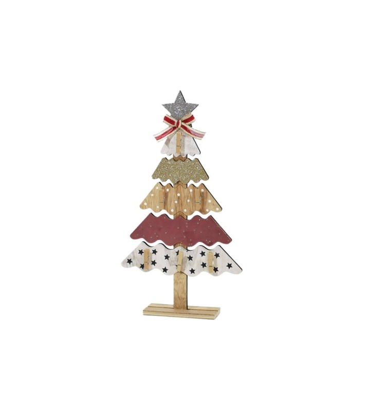 Decorative Tree with Base - Wood H30cm Decorative Tree with Base - Wood H30cm