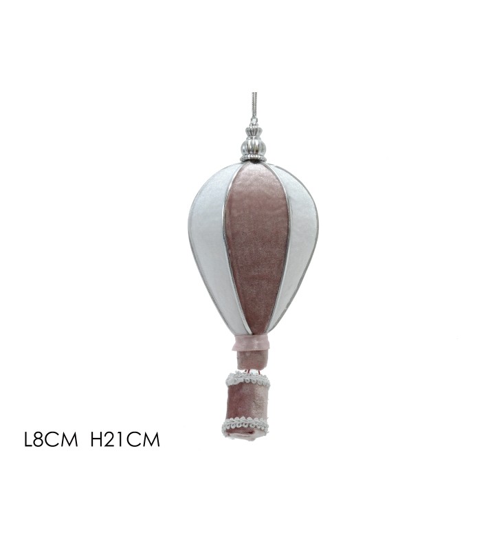 Ornament Balloon - Velvet Pink 8x21cm Ornament Balloon - Velvet Pink 8x21cm