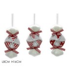 Candy Ornament - 8x16cm (3 designs)