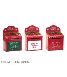 Christmas Decorative Mailbox (3 Assorted) - 20 x 10 x 33cm