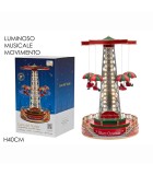 Christmas Carousel with Light, Sound and Movement - 40cm