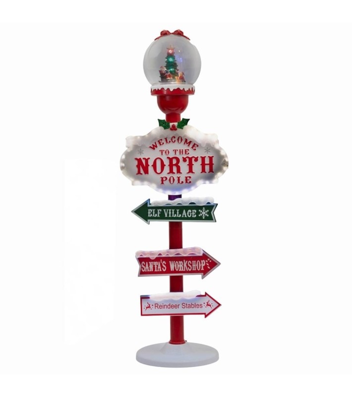 Christmas Lighted Street Lamp - 115cm Christmas Lighted Street Lamp - 115cm