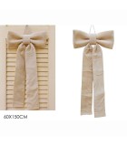 Decorative Bow - Cream - 60x150cm Decorative Bow - Cream - 60x150cm