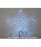 Hanging Decoration with LED Lights Star - Cold White 54LED