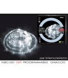 LED Light String in Tube - Cold White 15M 270LED programmable