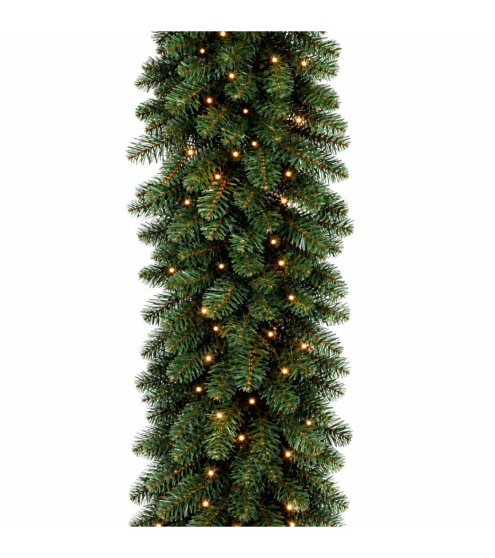 Dakota Garland x 3 connector(H540CM) - Green - 200 LED - L1620/D40cm - 600 Tips Dakota Garland x 3 connector(H540CM) - Green - 200 LED - L1620/D40cm - 600 Tips