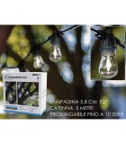 Λαμπάκια LED σειρά με λάμπες Deco - Ζεστό Λευκό 6,5M Λαμπάκια LED σειρά με λάμπες Deco - Ζεστό Λευκό 6,5M