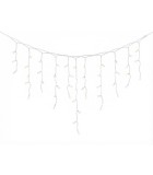 LED Lights Curtain with white wire 60LED twinkle - Warm White - L300XH65CM LED Lights Curtain with white wire 60LED twinkle - Warm White - L300XH65CM