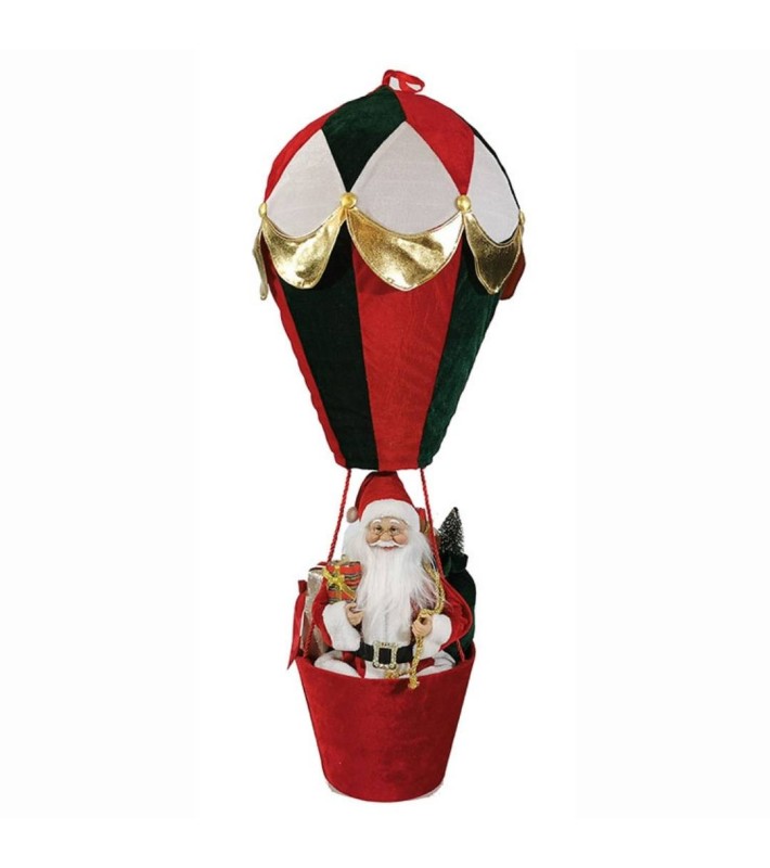 Christmas Santa with Balloon - White or Red 110cm Christmas Santa with Balloon - White or Red 110cm