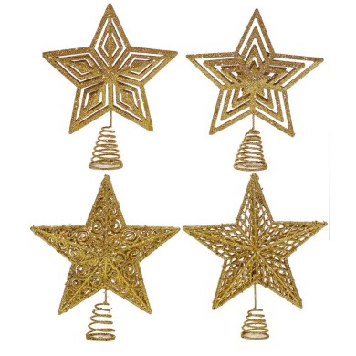 Tree Topper - Gold - 27cm - 4 Designs