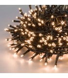 String LED Lights  - Warm White with Green Cable - 40,5+4m   (2000 LED) String Lights