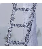 String LED Lights  - Cold White with Green Cable - 40,5+4m   (2000 LED) String Lights