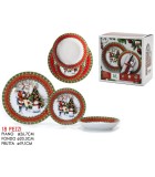 Christmas Dinnerware Set - 18 Pieces Christmas Dinnerware Set - 18 Pieces
